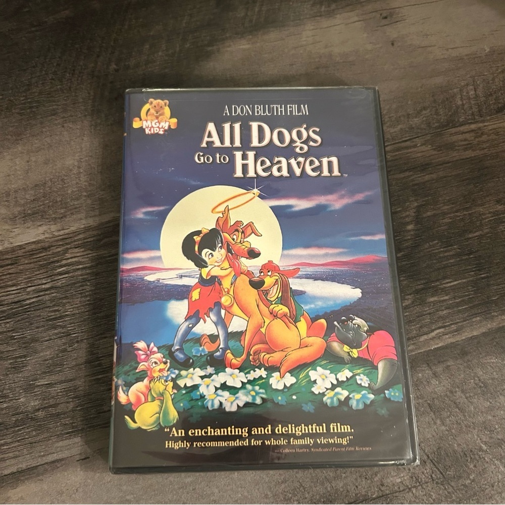 ALL DOGS GO THE HEAVEN Don Bluth Dom DeLuise Charles Nelson Reilly DVD new